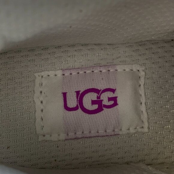 NIB UGG Highland Hi Cali Collage Shoes In White Size 8.5 - Picture 9 of 12
